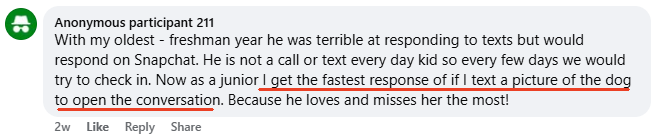 open conversation with kids about pet